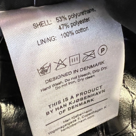 HAN KJOBENHAVN Women's Black Croc Full Zip High Neck Vest Size 36 (XS/S) NEW - Picture 7 of 7